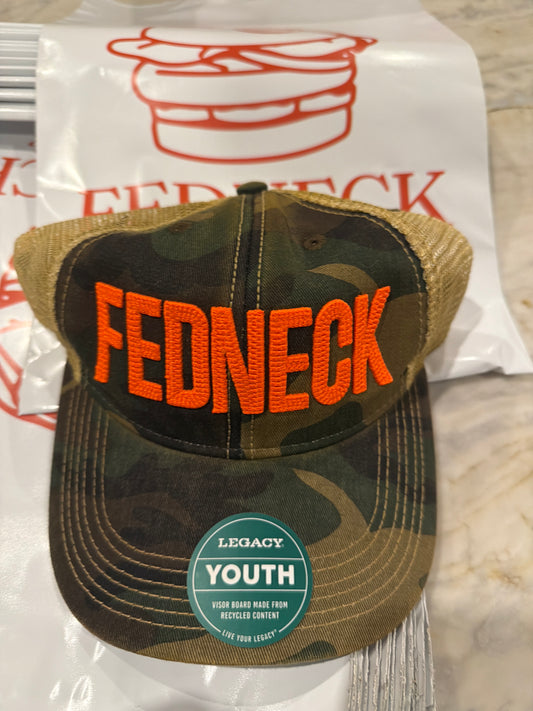 Youth Trucker Fedneck Hat