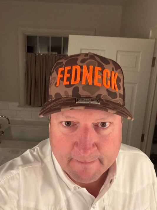 The OG Fedneck Camo Hat PRE-ORDER